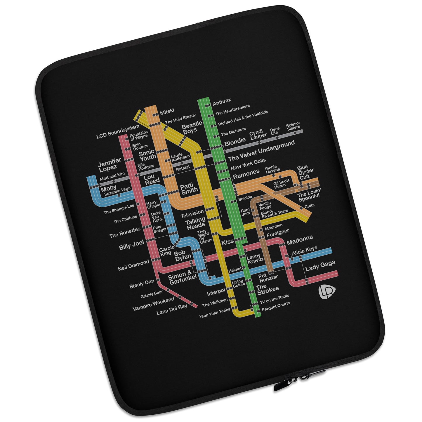 NYC Rock Underground Laptop Sleeve - Lost Radicals