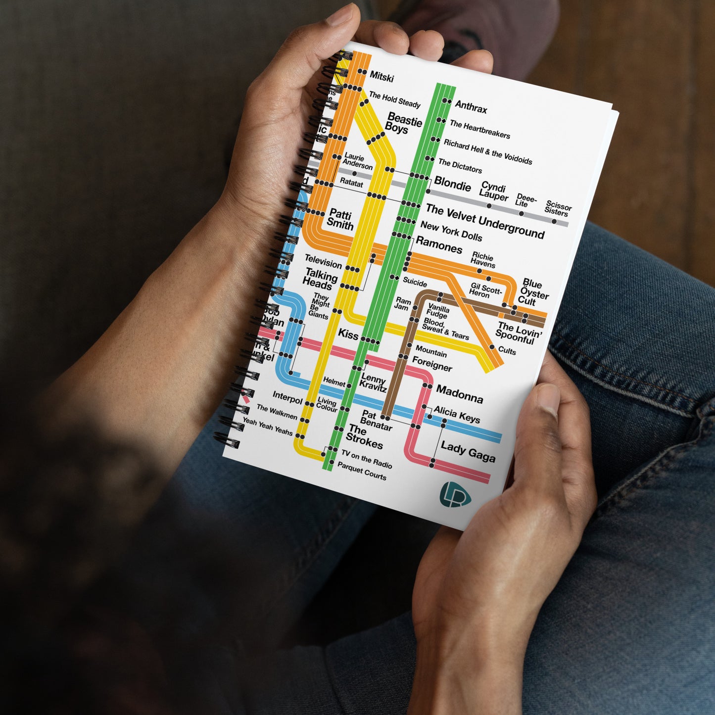 NYC Rock Underground Spiral Notebook - Lost Radicals