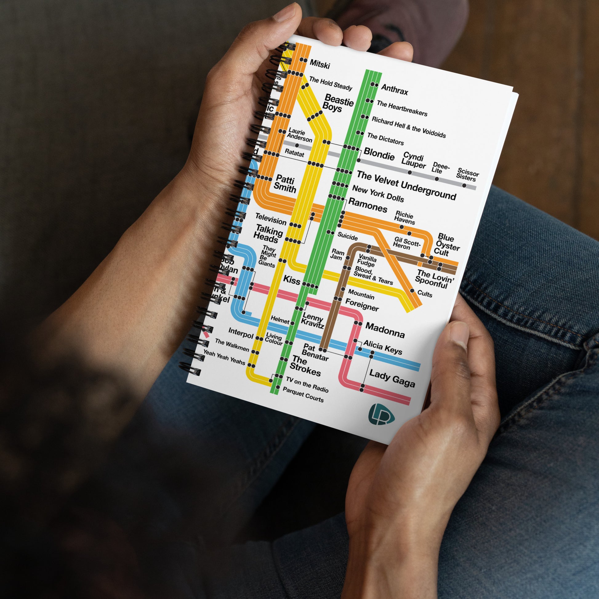 NYC Rock Underground Spiral Notebook - Lost Radicals