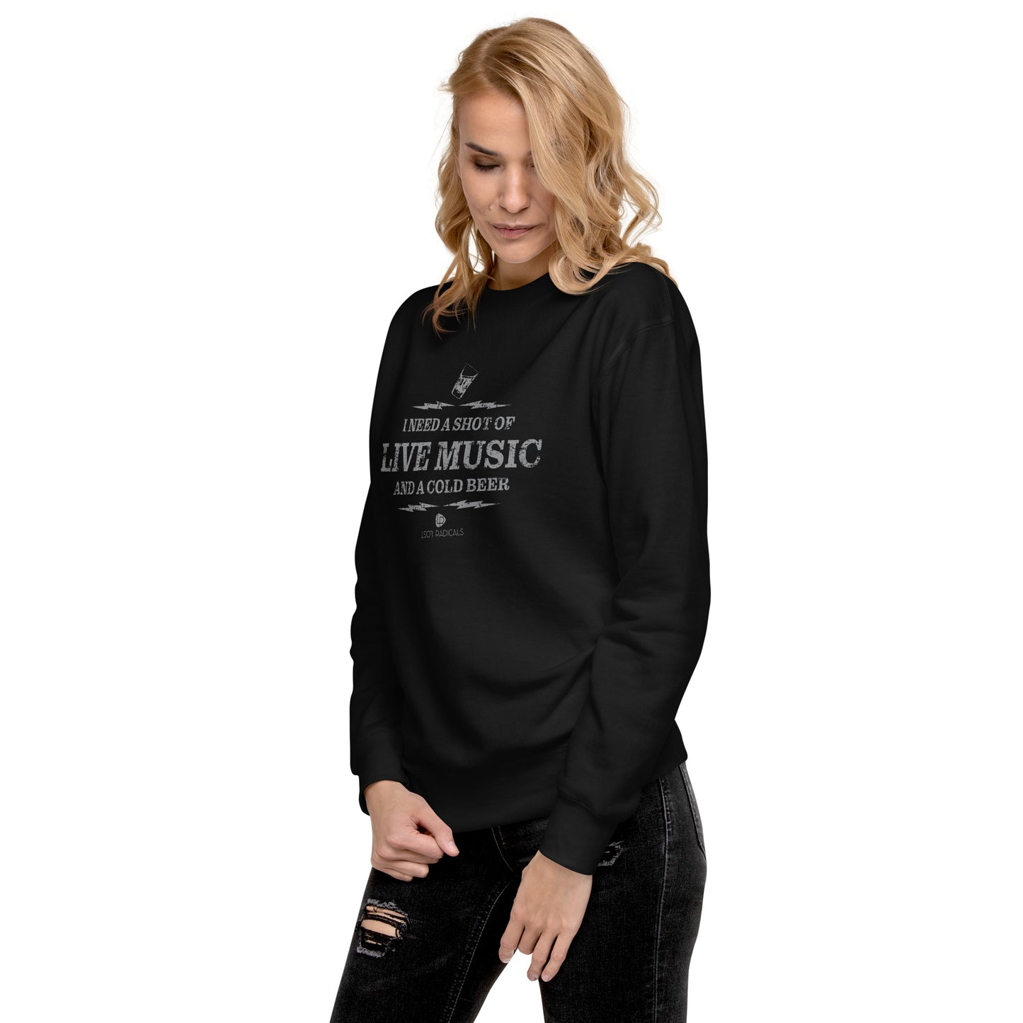 Shot of Live Music Unisex Sweatshirt