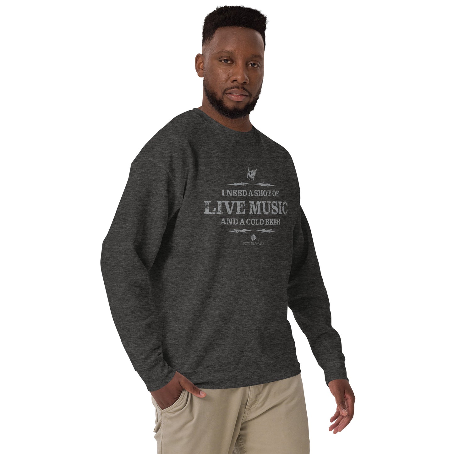 Shot of Live Music Unisex Sweatshirt