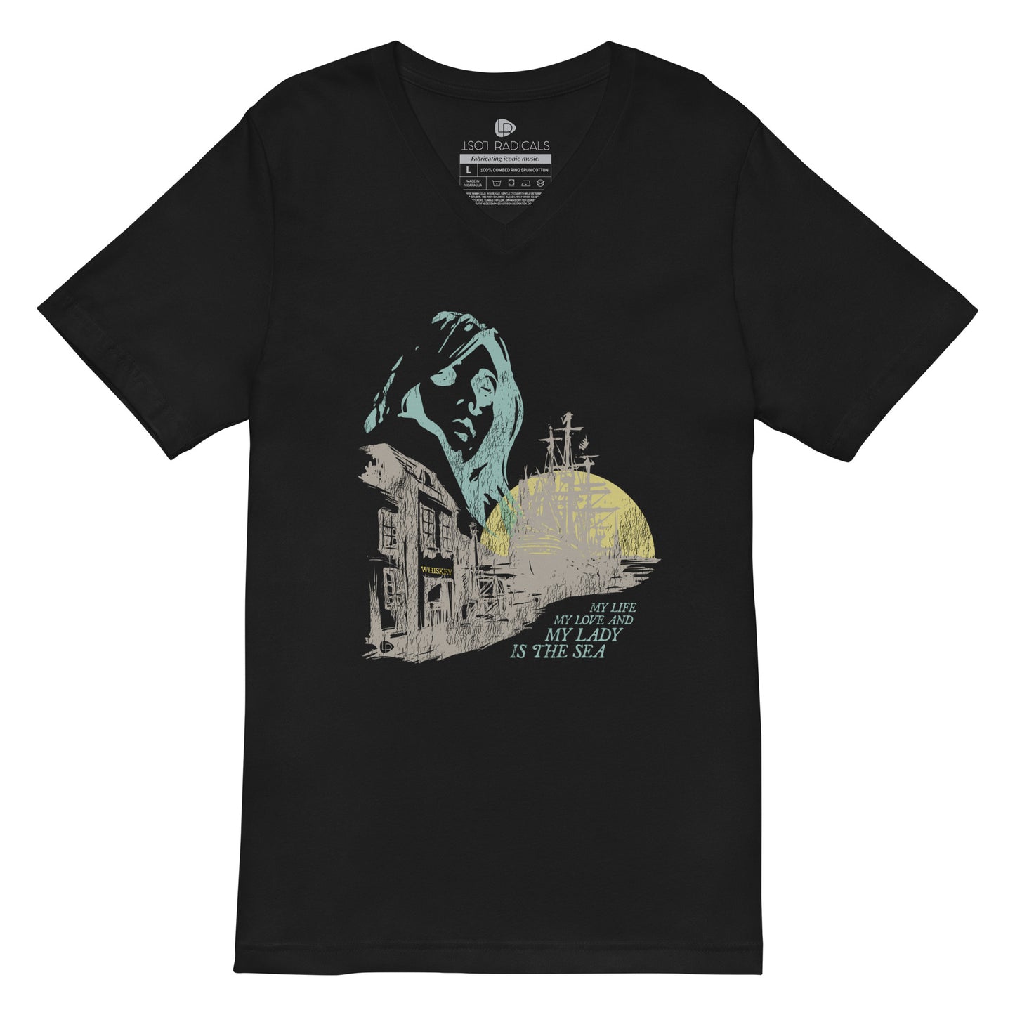 My Lady Is The Sea V-Neck T-Shirt - Lost Radicals