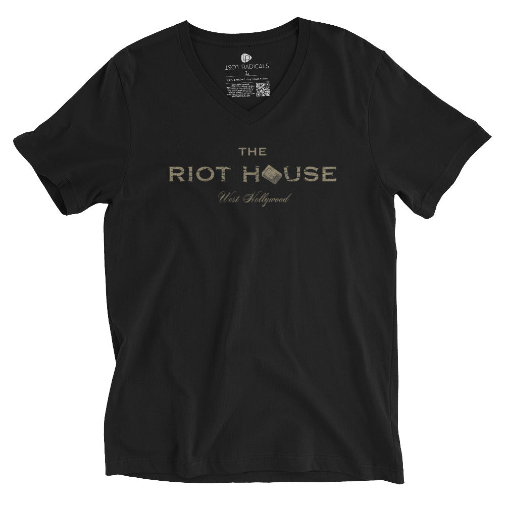 Riot House Unisex V-Neck T-Shirt