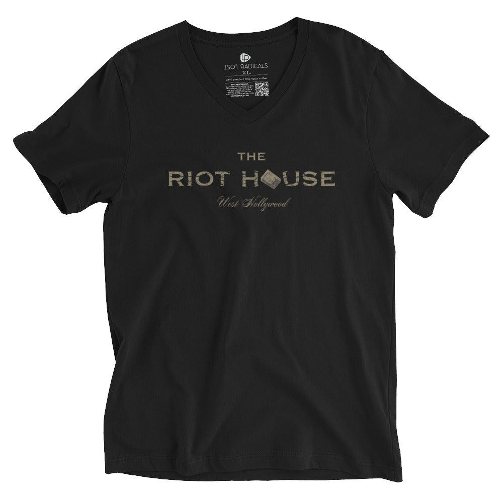 Riot House Unisex V-Neck T-Shirt
