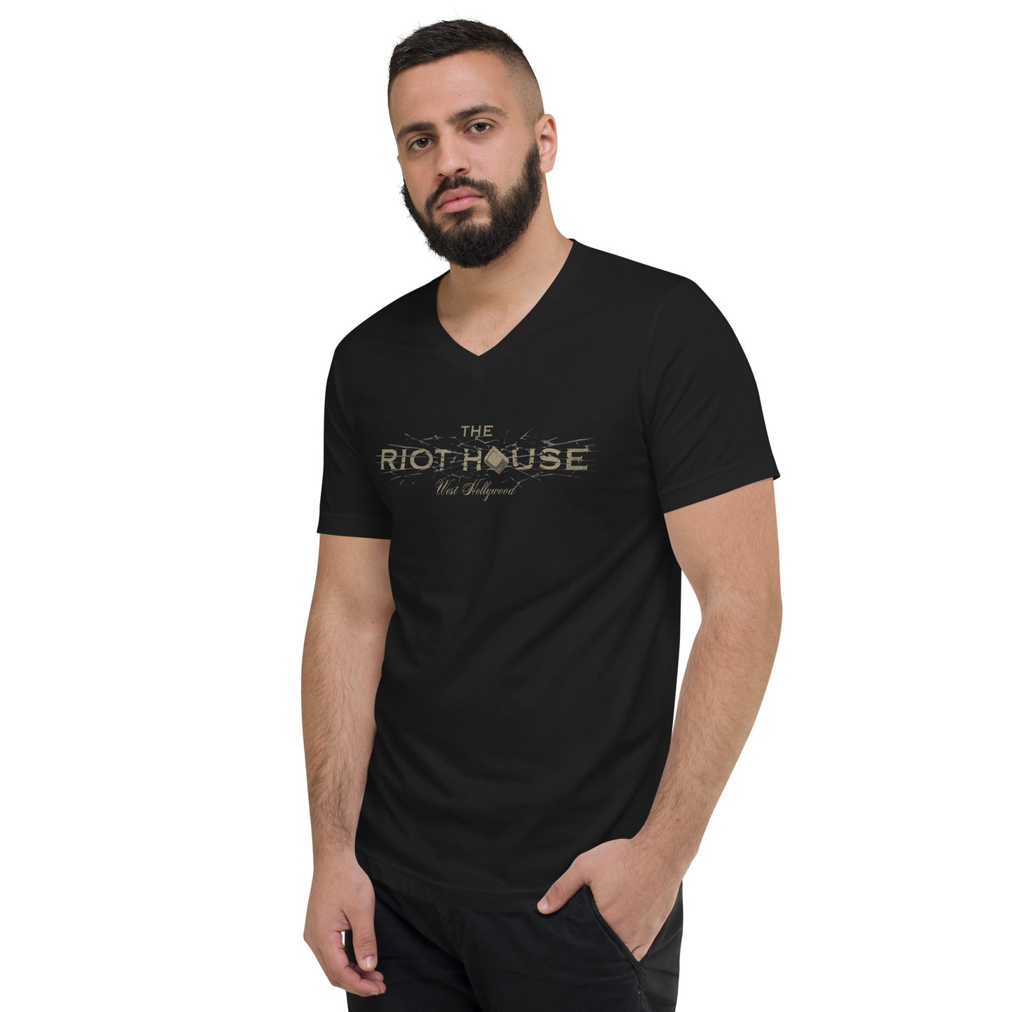 Riot House Unisex V-Neck T-Shirt