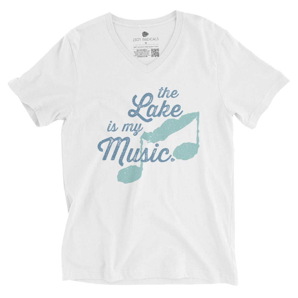 The Lake Is My Music V-Neck T-Shirt