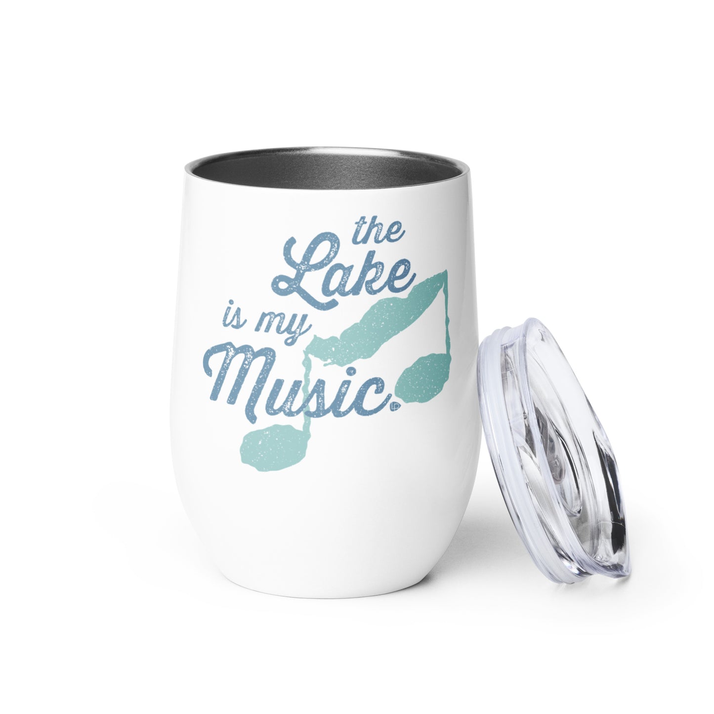 The Lake Is My Music Wine Tumbler