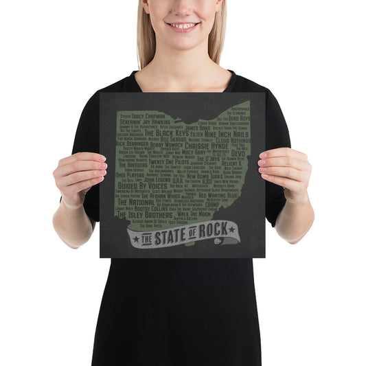 The State of Rock Poster (Sage) - Lost Radicals