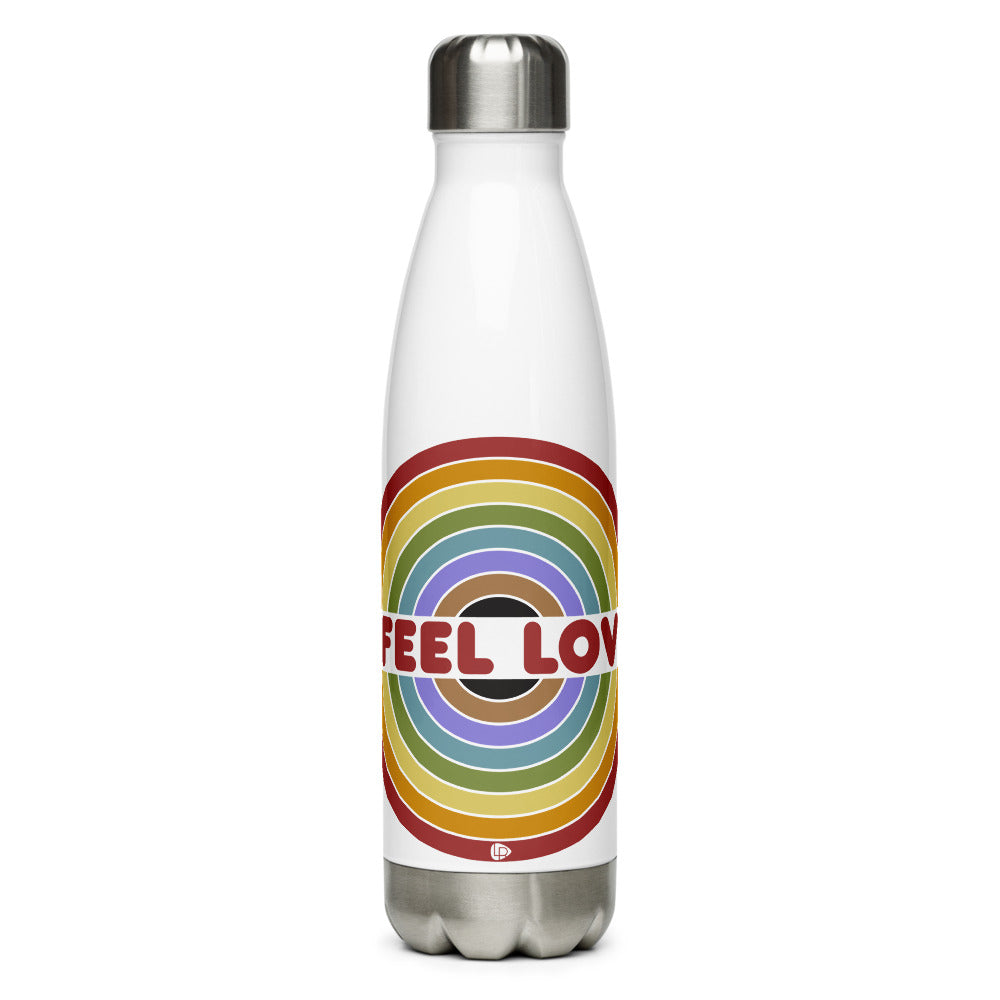 I Feel Love Stainless Steel Water Bottle - Lost Radicals