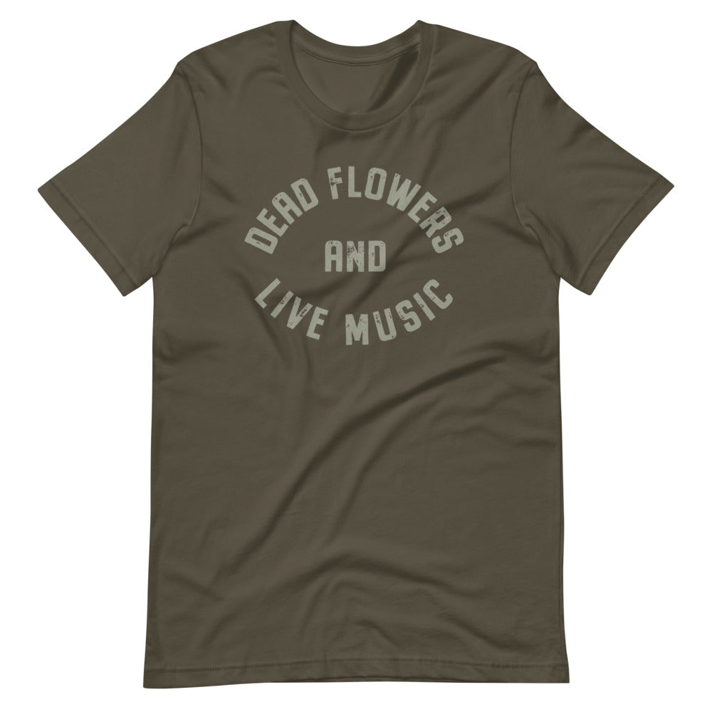 Dead Flowers/Live Music Unisex T-Shirt - Lost Radicals