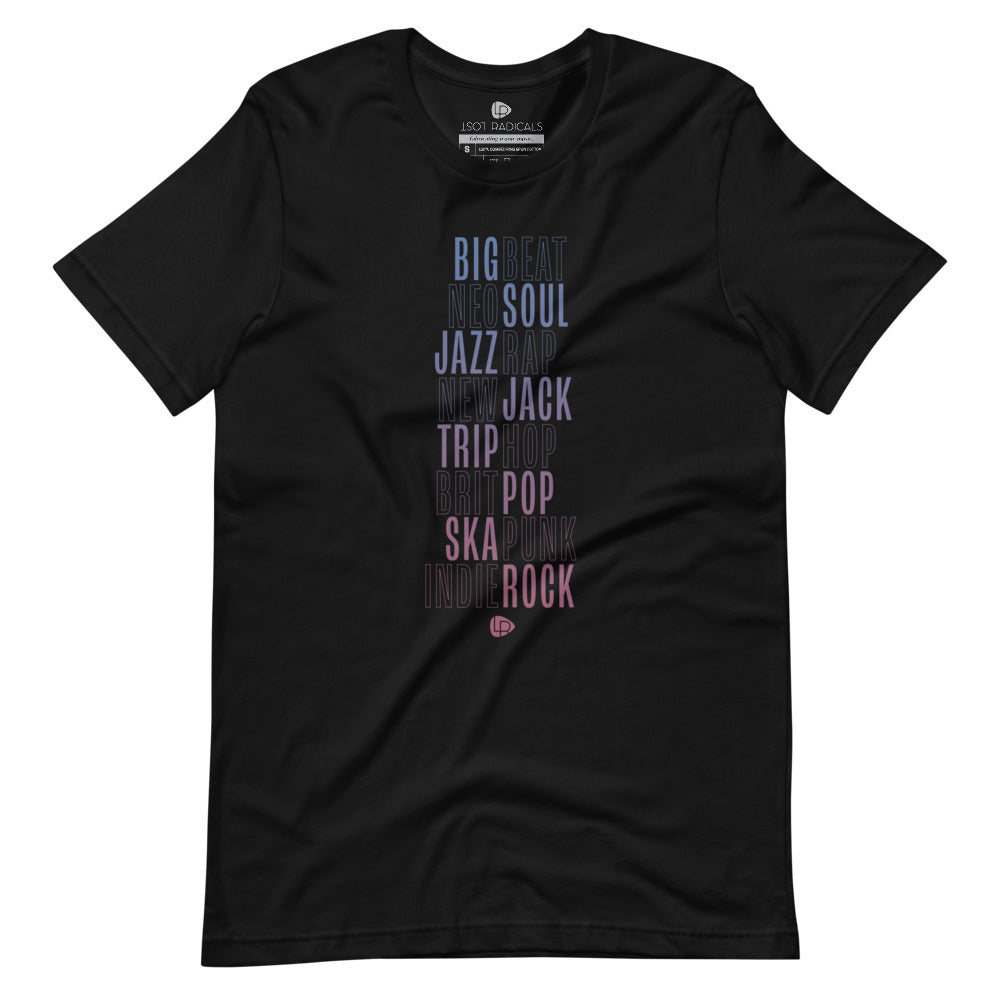 Subgenres Unisex T-Shirt - Lost Radicals