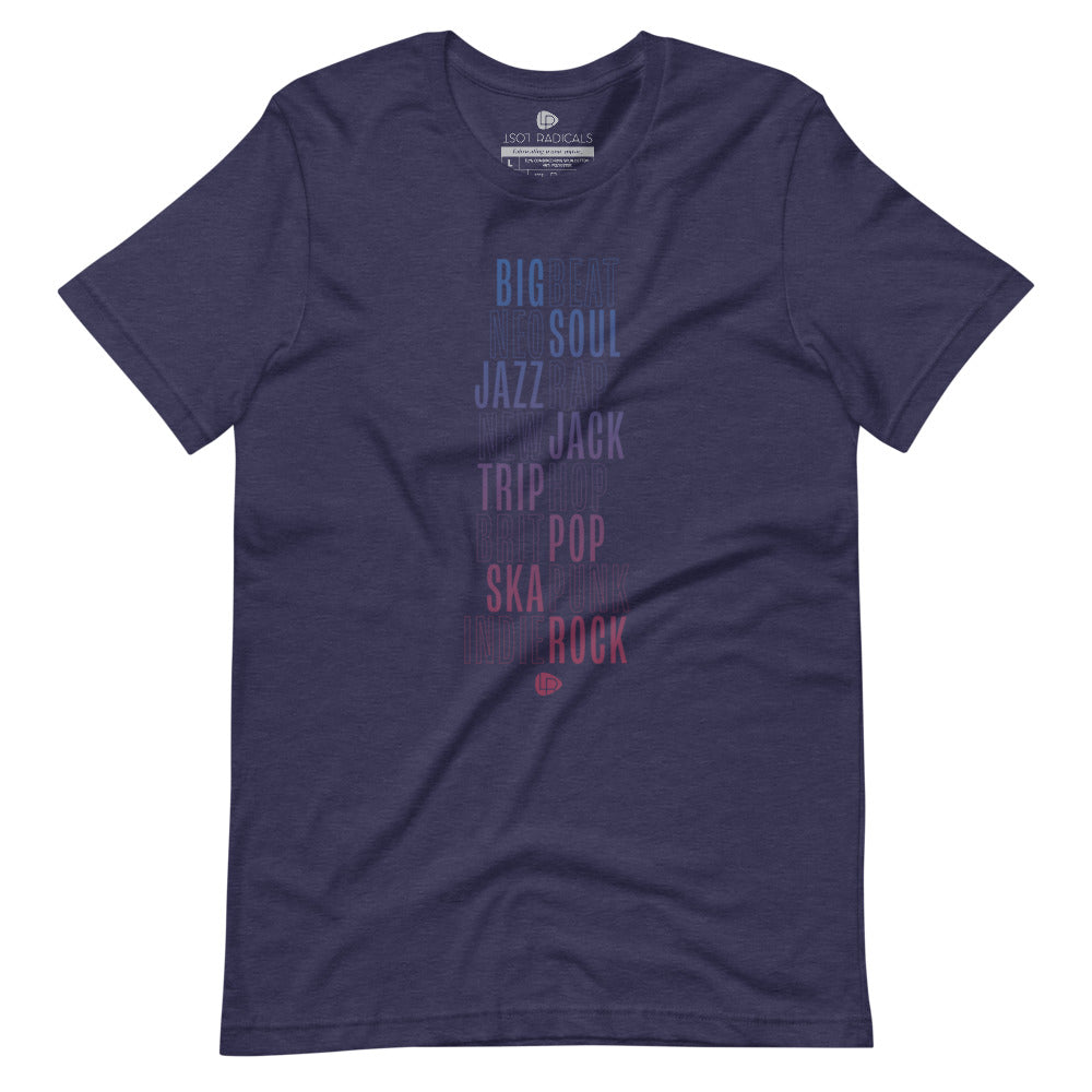Subgenres Unisex T-Shirt - Lost Radicals