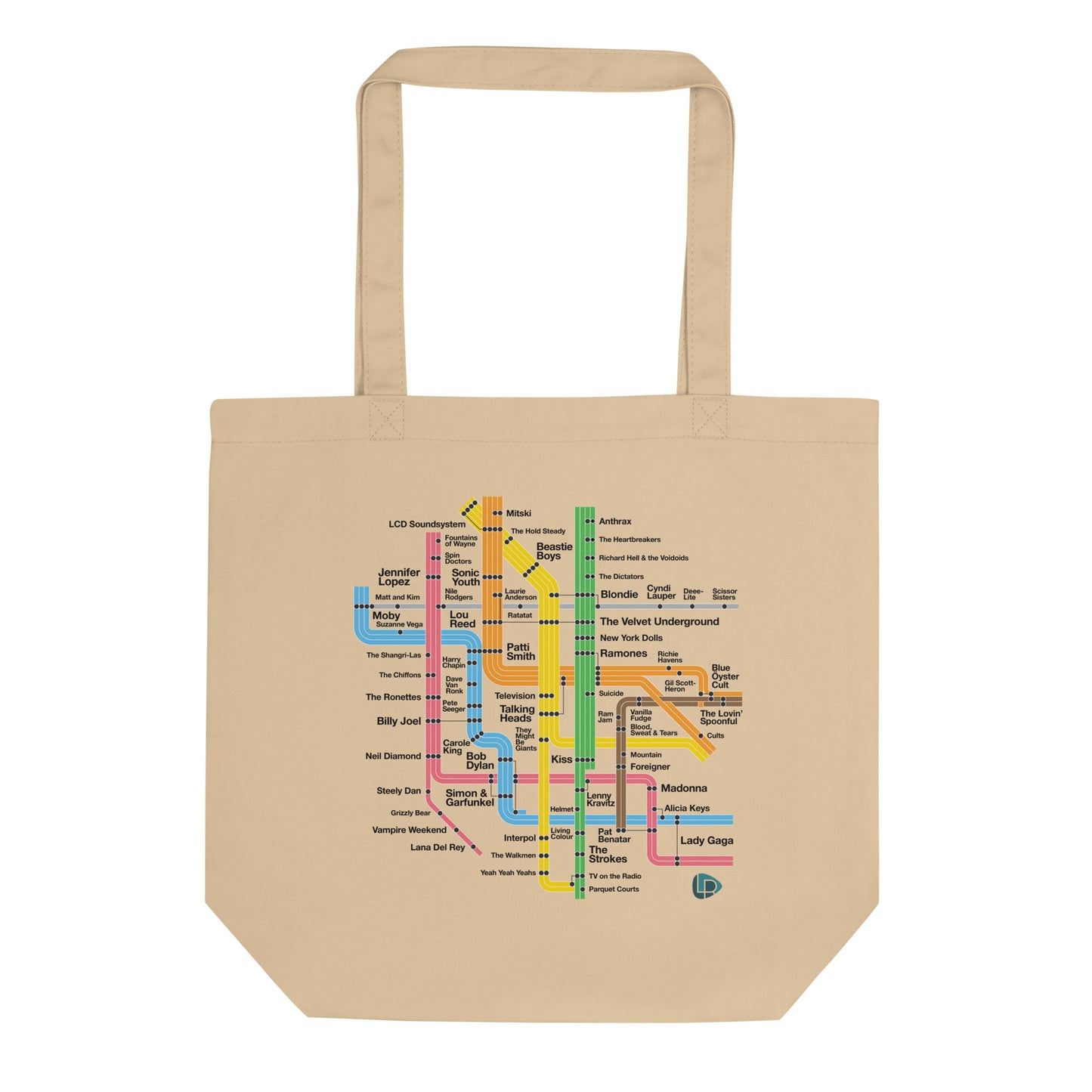 NYC Rock Underground Eco Tote Bag - Lost Radicals