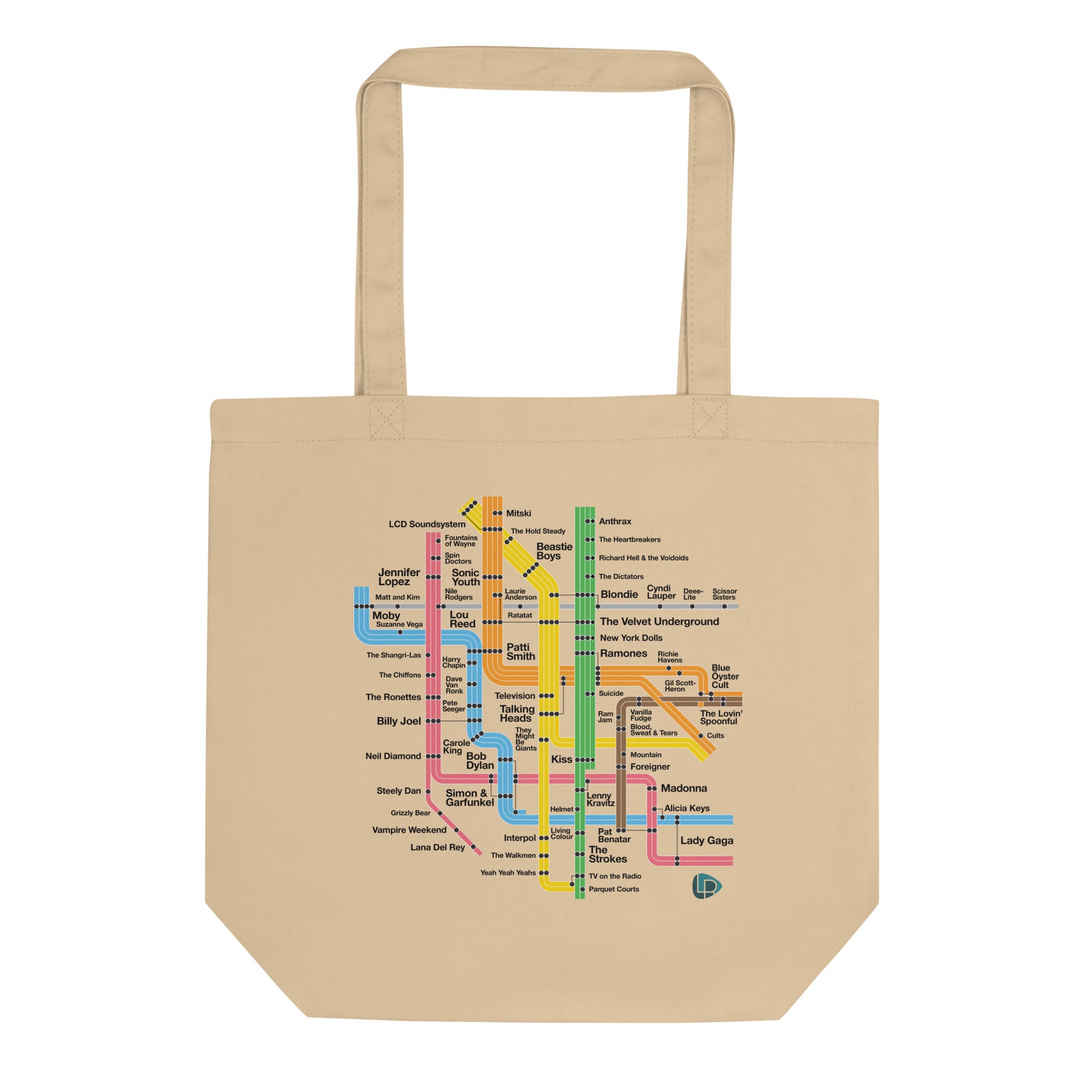 NYC Rock Underground Eco Tote Bag - Lost Radicals