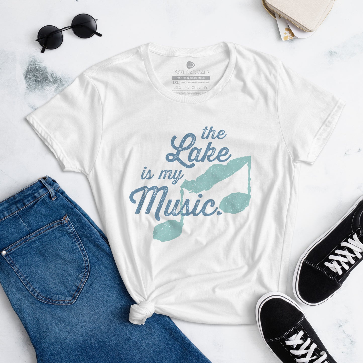The Lake Is My Music Women's Fit T-Shirt - Lost Radicals