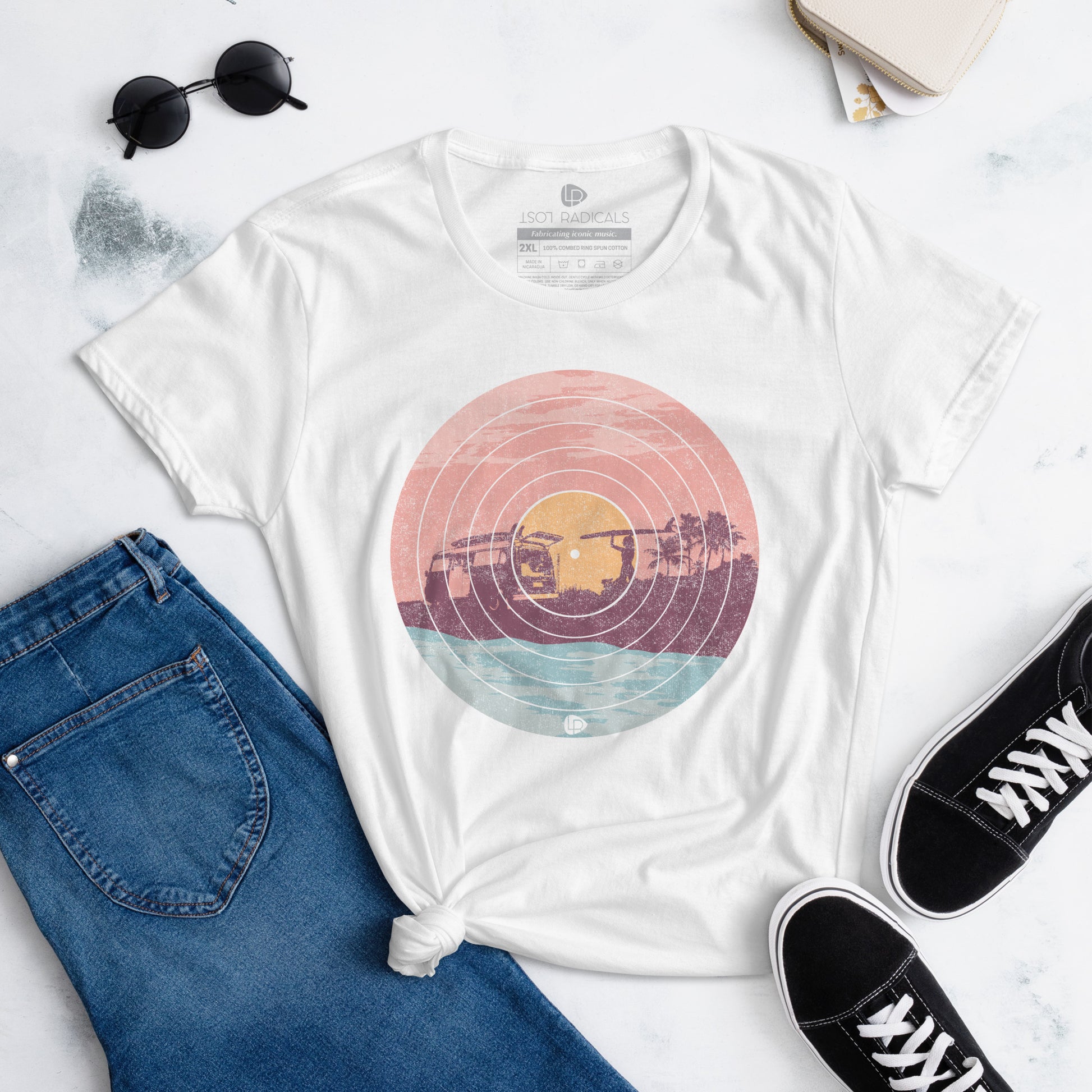 Soft Rock Sunset Womens' Fit T-Shirt - Lost Radicals