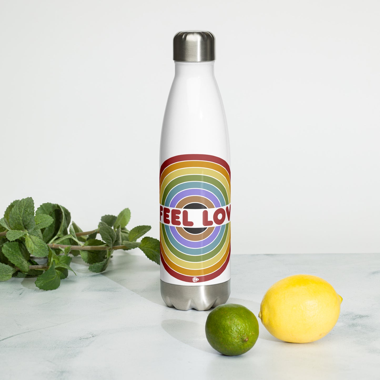 I Feel Love Stainless Steel Water Bottle - Lost Radicals