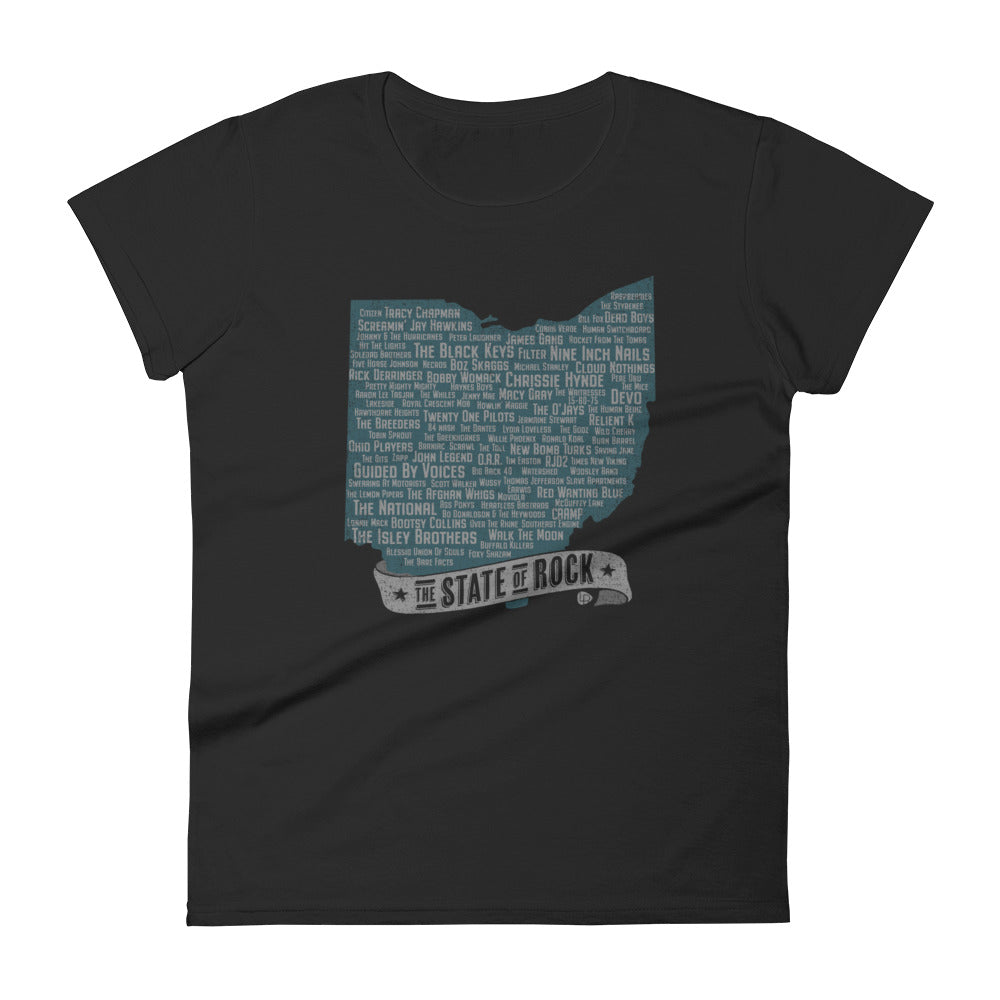 Ohio — The State of Rock Womens' Fit T-Shirt - Lost Radicals